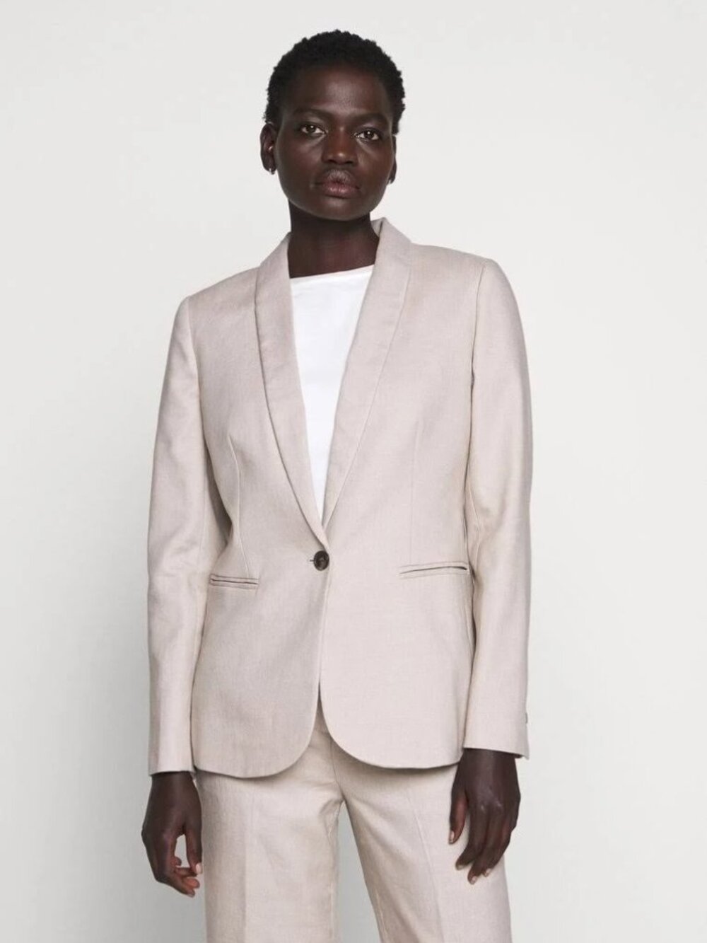 NWT J.Crew Parke Stretch Linen Blazer Flax Beige Size 00